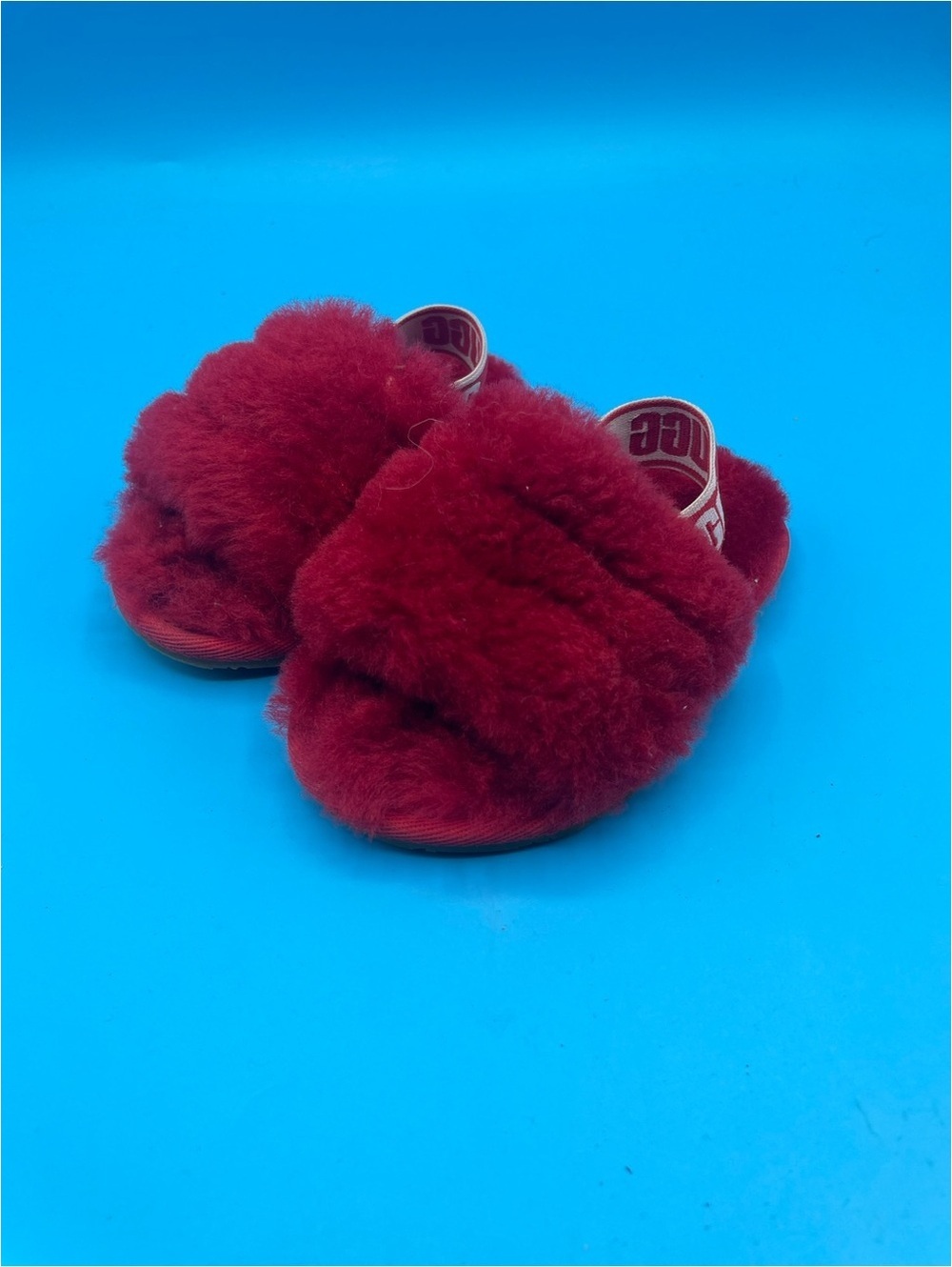 UGG Fluff Yeah Slide Ribbon Red - Picture 4 of 4